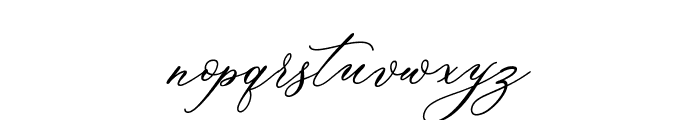 Marshella Italic Font LOWERCASE