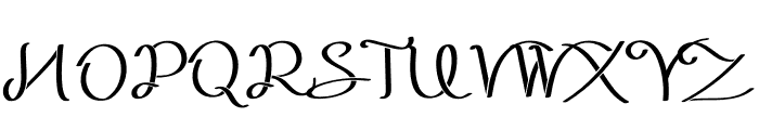 Marshill Font UPPERCASE