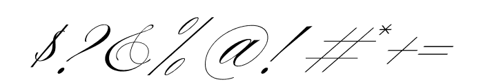 Marshynha Lovelytta Italic Font OTHER CHARS