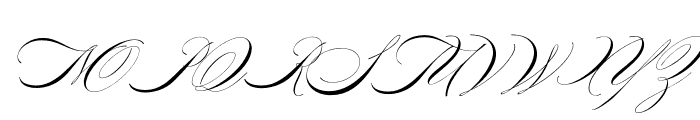 Marshynha Lovelytta Italic Font UPPERCASE
