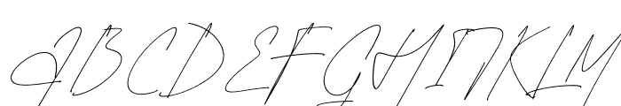 Marsshale Aesthetic Italic Font UPPERCASE