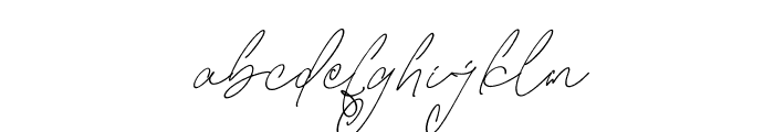 Marsshale Aesthetic Italic Font LOWERCASE