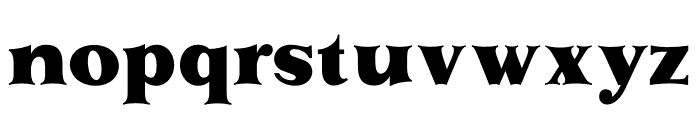 Marston ExtraBold Font LOWERCASE