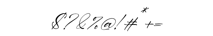 Martania Italic Font OTHER CHARS