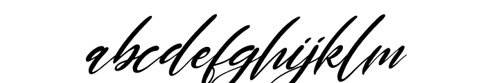 Marthalica Italic Font LOWERCASE
