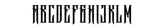 Marthapura Font UPPERCASE