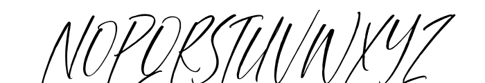 Martians Ghotic Italic Font UPPERCASE