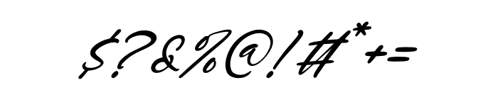 Martinez Gauttaro Italic Font OTHER CHARS