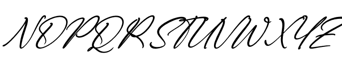 Martinez Gauttaro Italic Font UPPERCASE