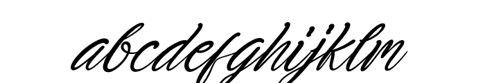 Martinez Gauttaro Italic Font LOWERCASE