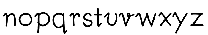 Maru Bonny Font LOWERCASE