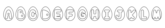 MaruEaster Font UPPERCASE