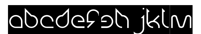 Maruciel-Inverse Font LOWERCASE