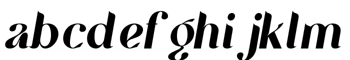 Marvella Typeface Italic Regular Font LOWERCASE