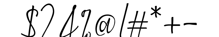 Marwah Signature Font OTHER CHARS