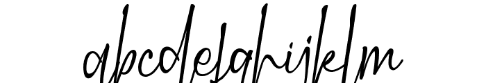 Marwah Signature Font LOWERCASE