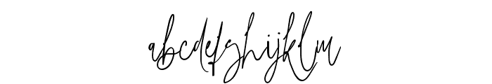 MarylineSignature Font LOWERCASE
