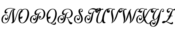 Marysville-Regular Font UPPERCASE