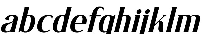 Mascefla Italic Font LOWERCASE