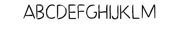 Masculine-Regular Font UPPERCASE