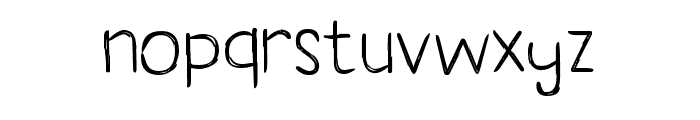 Masculine-Regular Font LOWERCASE