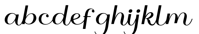 Masculine Script Regular Font LOWERCASE