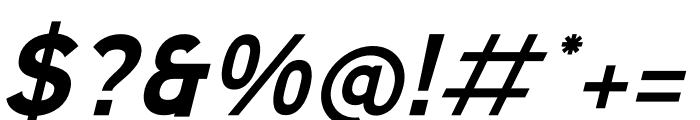 Mashetic Italic Font OTHER CHARS