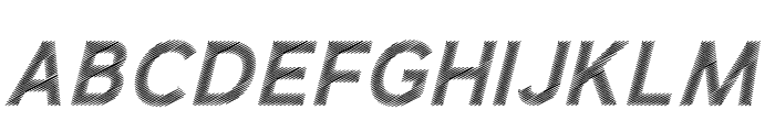 Mashetic Scribble Italic Font UPPERCASE