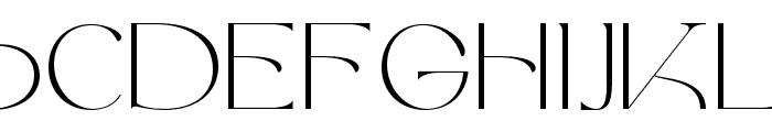 Masko-Thin Font UPPERCASE