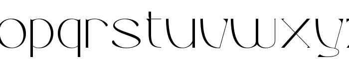 Masko-Thin Font LOWERCASE