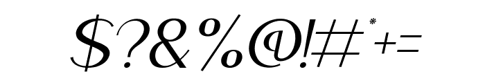 Masmobius Italic Font OTHER CHARS
