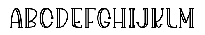 Masrun Carved Font LOWERCASE