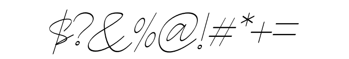 Mast Child Signature Font OTHER CHARS