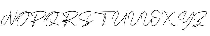 Mast Child Signature Font UPPERCASE
