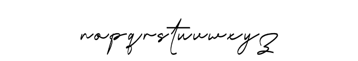 Mast Child Signature Font LOWERCASE