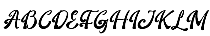 Master Groovy Italic Font UPPERCASE