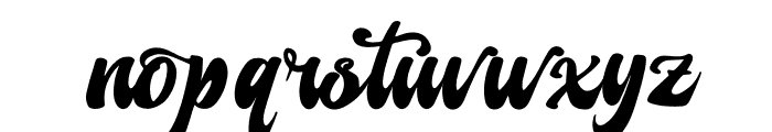 Master Groovy Italic Font LOWERCASE