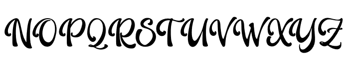 Master Groovy Font UPPERCASE