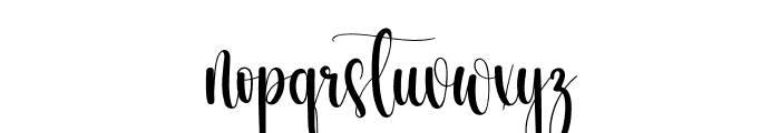 Master Writing Font LOWERCASE