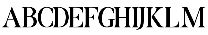 MasterSerifBold Font UPPERCASE