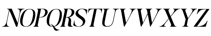 MasterSerifItalic Font UPPERCASE
