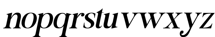 MasterSerifItalic Font LOWERCASE