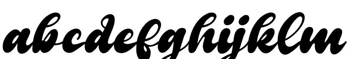 Mastery Angels Italic Font LOWERCASE