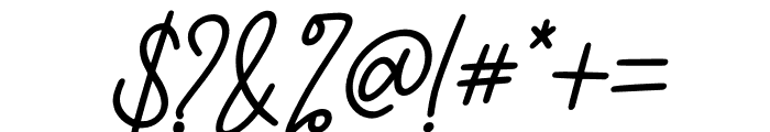 Mastine Italic Font OTHER CHARS