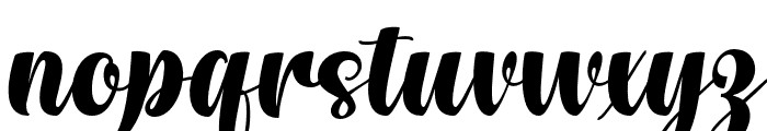 Mastora-Slant Font LOWERCASE