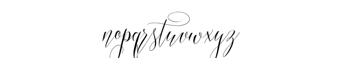 Masturascript Font LOWERCASE