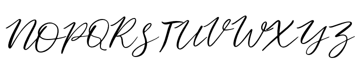 Mastury-Italic Font UPPERCASE