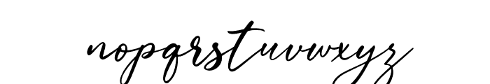 Mastury-Italic Font LOWERCASE