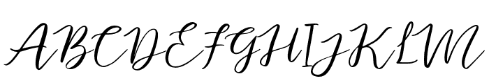 Mastury-Regular Font UPPERCASE