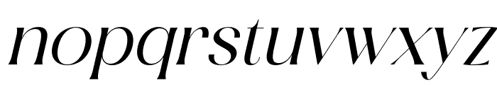 Masvis Italic Font LOWERCASE